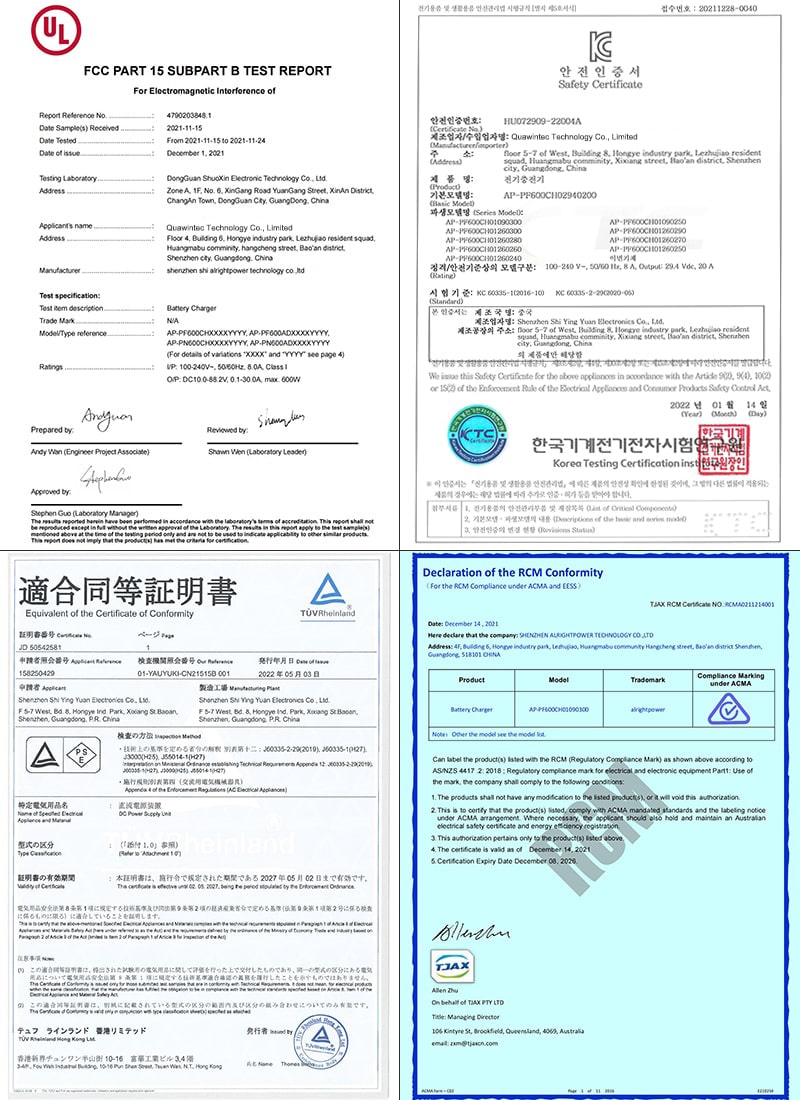 600W Certificate-2 Certificado de 600W-2