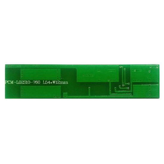 2S 8A PCM BMS para 7.2V 7.4V Li-Ion / Litio / Li-Polymer 6V 6.4V LIFEPO4 Battery Pack Tamaño L54 * W12 * T2.5mm (PCM-L02S10-760)