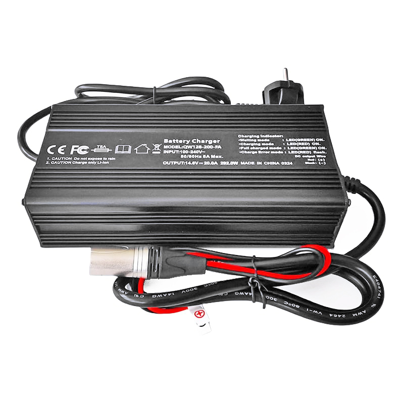 Cargadores de batería de 360W 57.6V 58.4V 5A 6A IP56 Cargadores impermeables para 16S 48V 51.2V Robots Triciclos eléctricos Lifepo4 Al aire libre Cargador