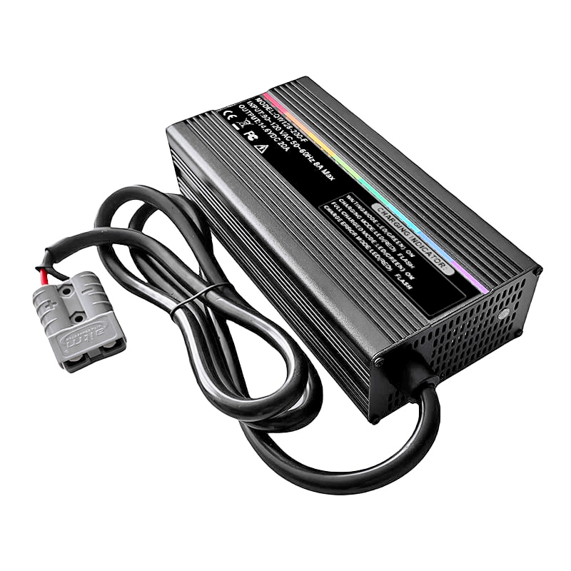 Cargadores de batería de 360W 64.8V 65.7V 4A 5A 5.5A Lifepo4 Cargador 18S 54V 57.6V Scooters eléctricos Motocicletas eléctricas Batería Pack