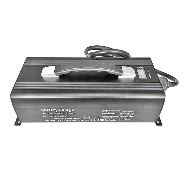 Cargador de batería AC 220V 2200W 50,4 V 51,1 V 35a 40a 43a LiFePO4 cargador para 14S 42V 44,8V paquete de batería de coches eléctricos para motocicletas eléctricas