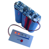 3S 4A PCM BMS para 10.8V 11.1V 12V Li-Ion / Litio / Li-Polymer 9V 9.6V Paquete de batería de LIFEPO4 con indicador de encendido Tamaño del zócalo L50 * W16 * T4MM (PCM-LI03S5-061)