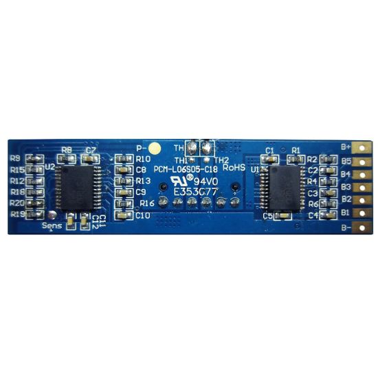 6S 5A PCM BMS para 21.6V 22.2V Li-Ion / Litio / Li-Polymer 18V 19.2V LIFEPO4 Battery Pack con terminales (PCM-L06S05-C18)
