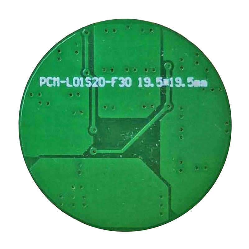 1s 15a BMS redondo para 3.6V 3.7V 20650 21700 Li-ion/Litio/Li-Polymer 3V 3.2V LiFePO4 Tamaño del paquete de baterías Φ19.5mm (PCM-L01S20-F30)