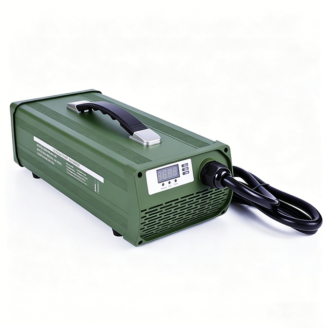 AC 220V 2200W Cargador personalizado 24V 55a 60a 65a 70a Cargador de batería para sistema de energía solar Motocicletas eléctricas Paquete de baterías de plomo ácido