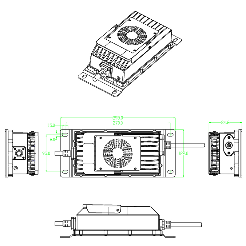 1200W IP67 PEGURACIÓN 