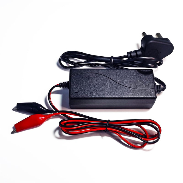 Cargador de batería de 30W, cargador de 36V 0,5a para baterías de GEL AGM VRLA de plomo ácido, luces Led de emergencia para bicicleta eléctrica, paquetes de baterías