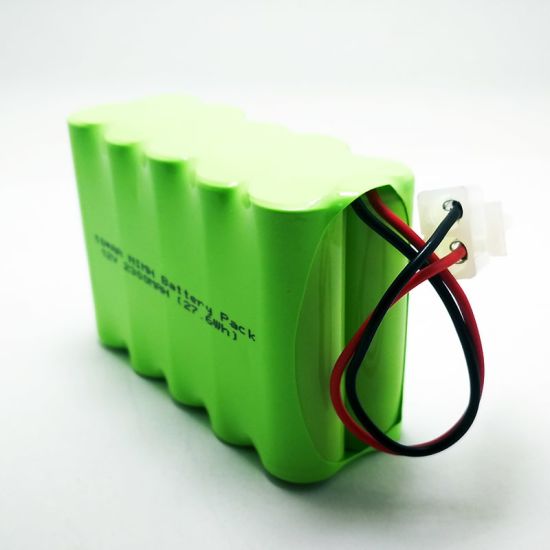 Paquete de baterías recargables de 12V 2300mAh AA Ni-MH para bomba de infusión
