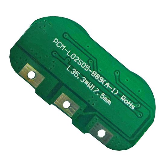 2S 5A PCM BMS para 7.2V 7.4V LI-ION / Litio / Li-Polymer 6V 6.4V Paquete de baterías LIFEPO4 con protección de protección secundaria L35.3 * W17.5 * T3MM (PCM-L02S05-B89)
