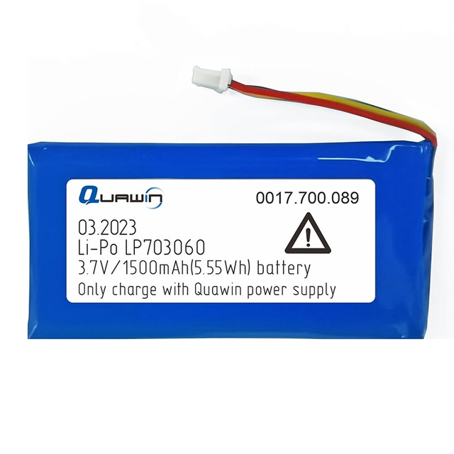 Paquete de batería recargable de polímero de litio 1S 703060 3,6 V 3,7 V 1500 mAh con BMS para equipos médicos