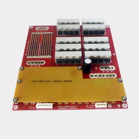 14S 80A PCM de alta potencia BMS para 50.4V 51.8V Li-Ion / Litio / Li-Polymer 42V 44.8V LIFEPO4 Paquete de batería Tamaño L210 * W188 * T26MM (PCM-L14S80-172)