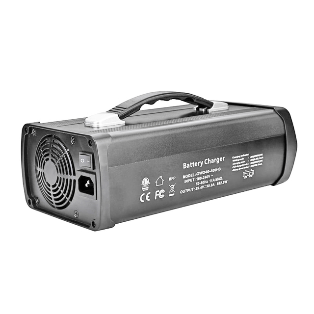 Cargador de 900W LiFEPO4 28.8V 29.2V 25A 30A Cargador de batería para 8S 24V 25.6V Lleavadas eléctricas Triticles eléctricos Batería Pack
