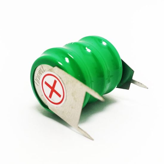 Batería Ni-MH recargable 3.6V 80mAh 60H3A3H Montaje de baterie con 2 + 1Pin Bottone