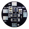 2S 5A Circular PCM BMS para 7.2V 7.4V 26650/26500 Li-Ion / Litio / Li-Polymer 6V 6.4V LIFEPO4 Tamaño del paquete de batería φ 22mm (PCM-L02S06-838)