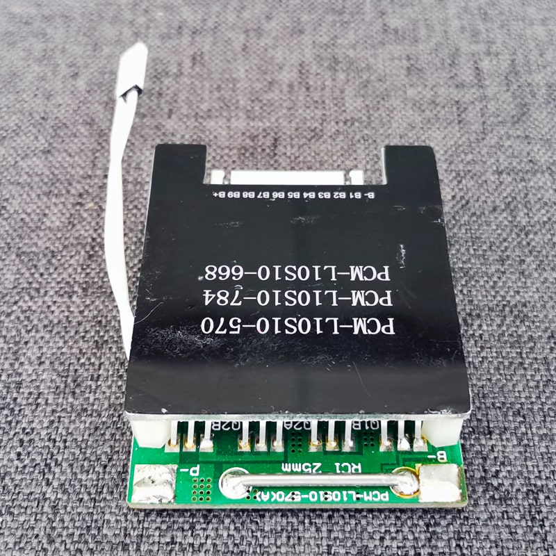6s-10s 15A PCM BMS para 36V 37V Li-ion/Litio/Li-Polymer 30V 32V LiFePO4 Batería con batería Silver Fish E-Bike (PCM-L10S10-570)