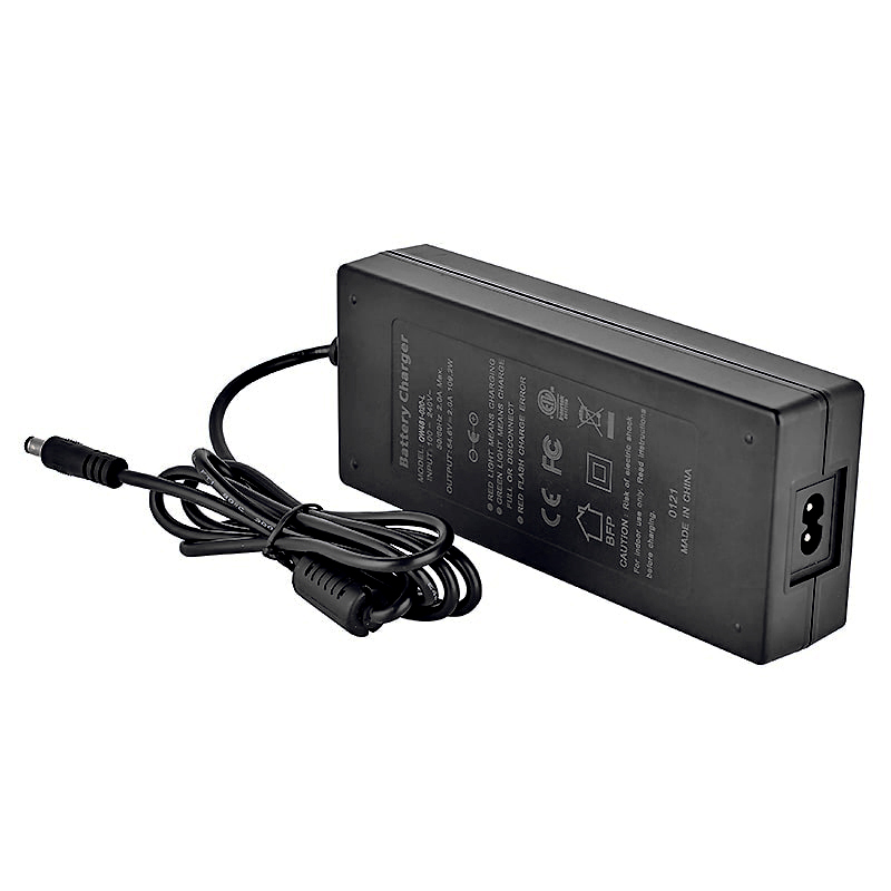 120W 54V 54.75V 2A Cargador rápido para 15s 45V 48V LIFEPO4 PAQUETA DE BATERÍA SHOTERERS ELÉCTRICES BATERÍA PORTABLE CARGADOR FUNCIÓN