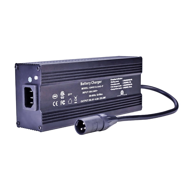 Cargador impermeable de 250 W, cargador de 72 V 2 A 2,5 A para baterías AGM VRLA GEL de plomo ácido, farolas solares, bicicletas eléctricas, paquetes de baterías para barcos eléctricos
