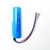 Paquete de baterías de iones de litio recargable de 3.6V 3.7V 18650 2200mAh con cable de salida NTC