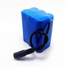 6S1P 21.6V 22.2V 18650 2600mAh Paquete de batería de iones de litio recargable con PCM y conectores