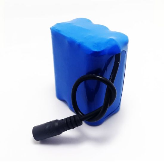 6S1P 21.6V 22.2V 18650 2600mAh Paquete de batería de iones de litio recargable con PCM y conectores