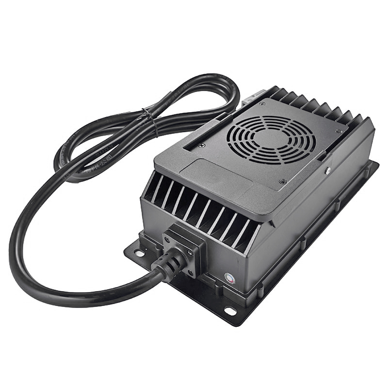 AC 220V 1800W 24V 40A IP67 Cargador de batería a prueba de agua para ahorro de energía Baterías de plomo ácido Barco eléctrico Carro de golf Fuente de alimentación al aire libre