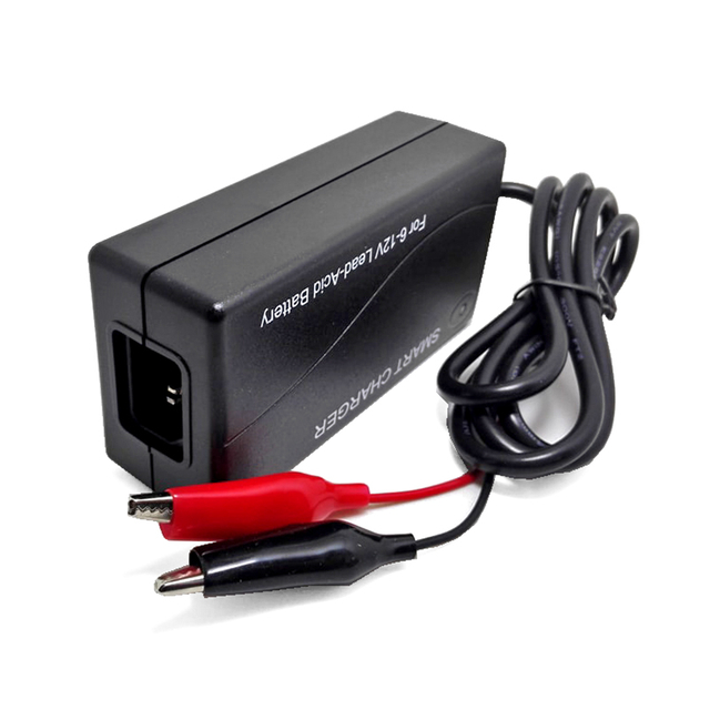 Cargador de batería de 60W, cargador de 12V-24V 2a para baterías de ácido de plomo de GEL VRLA AGM, farolas solares, luces de emergencia Led, paquetes de baterías