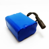 6S1P 21.6V 22.2V 18650 2600mAh Paquete de batería de iones de litio recargable con PCM y conectores