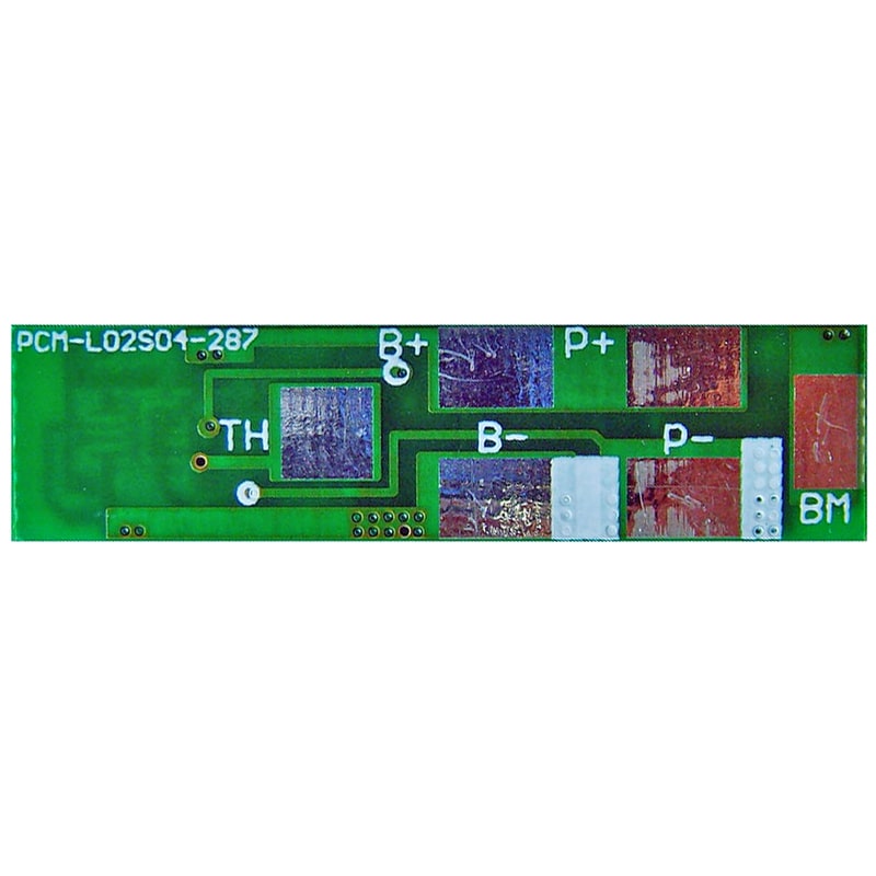 2s 4A BMS para 7.2V 7.4V Li-ion/Litio/Li-Polymer 6V 6.4V LiFePO4 Batería con NTC Tamaño L39*W10*T3mm (PCM-L02S04-287)
