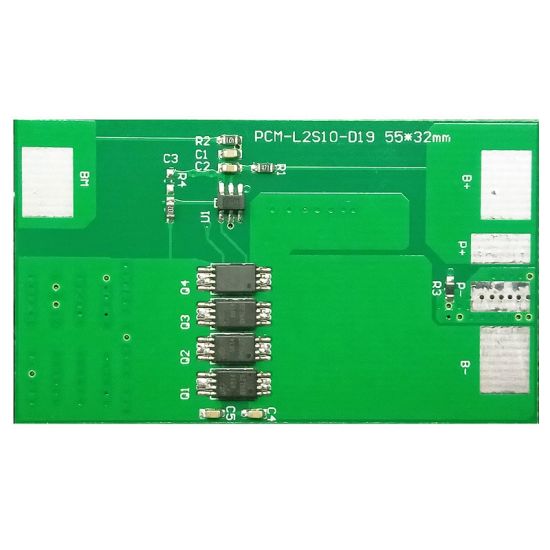 2S 10A PCM BMS para 7.2V 7.4V 26650/18650 Li-Ion / Litio / Li-Polymer 6V 6.4V LIFEPO4 Battery Pack Tamaño L55 * W32 * T4MM (PCM-L02S10-D19)