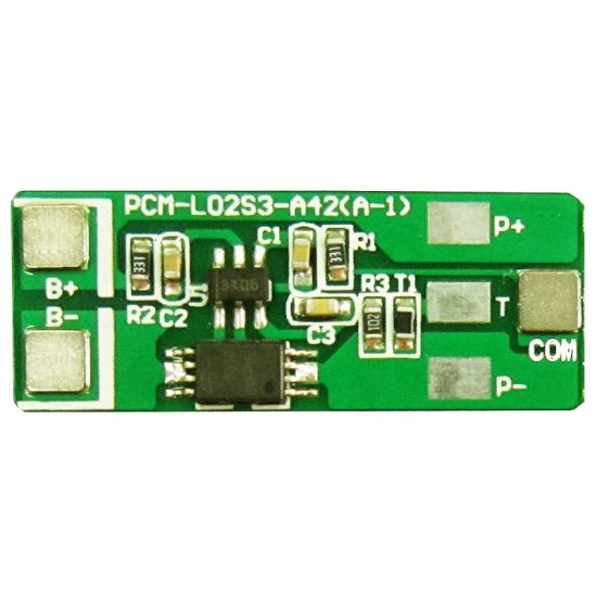 2S 3A PCM BMS para 7.2V 7,4 V 083448/103448/103450 Li-Ion / Litio / Li-Polymer 6V 6.4V Paquete de baterías LIFEPO4 (PCM-L02S03-A42)