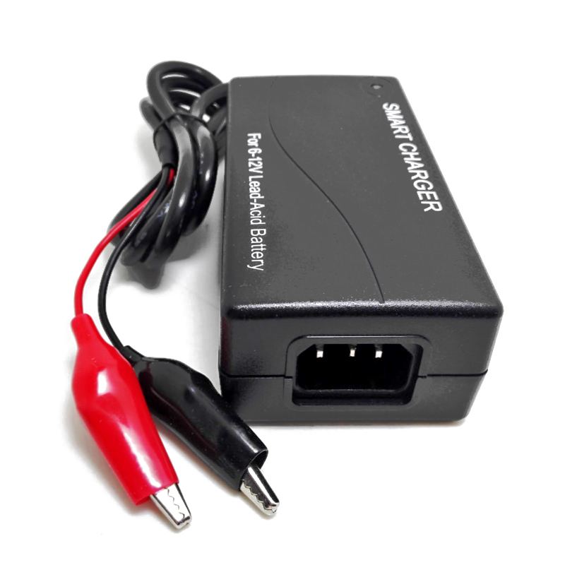 Cargador de batería de 60W 12V-24V 2A Cargador para AGM VRLA Gel Batterías ácidas Luces de calles solares LED LED PACH