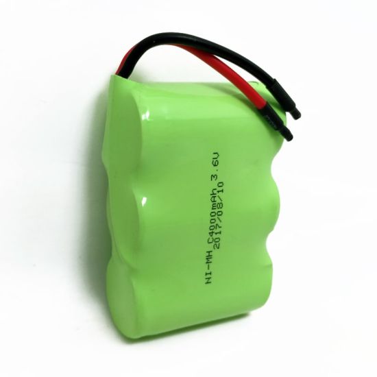 3.6V 4000mAh Tamaño C Ni-MH Paquete de batería recargable de alta velocidad de alta velocidad para taladro eléctrico