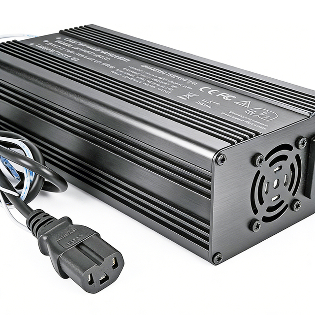 Cargadores CANBus de 600W, cargador de batería de 48V, 50,4 V, 10a, 12a para 12S, 43,2 V, 44,4 V, Robots eléctricos de motocicleta, paquete de baterías de iones de litio