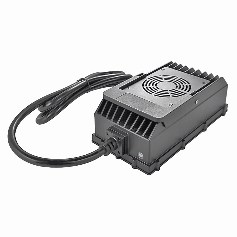 Cargador impermeable AC 220V 1800W IP67 57,6 V 58,4 V 25A 30A LiFePO4 cargador para 16S 48V 51,2 V batería carrito de Golf coche de turismo