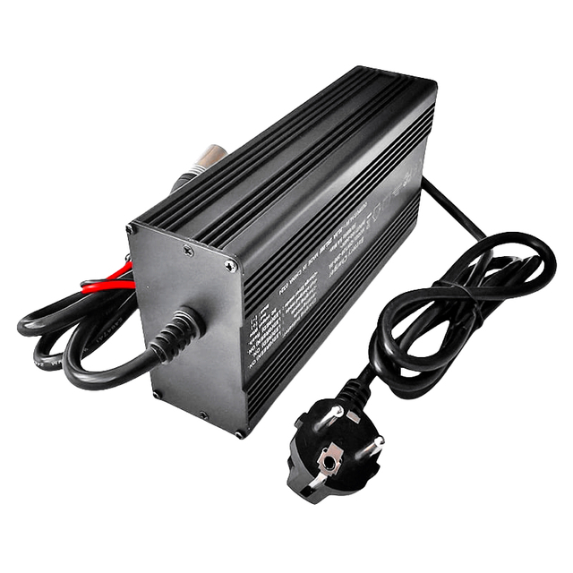 Cargador exterior de 360W, 29,4 V, 9a, 10a, 11a, 12a, IP56, cargador resistente al agua para 7S, 24V, 25,2V, 25,9V, paquete de baterías de iones de litio para patinete submarino
