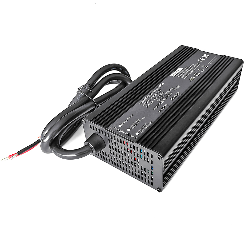 600W LIFEPO4 Cargador 64.8V 65.7V 7A 8A 9A Bilestería Cargador para 18S 54V 57.6V para la batería eléctrica Motocicleta eléctrica Trycycles Battery Battery