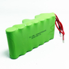 Paquete de baterías recargables de 12V 1000mAh AA Ni-MH para equipos médicos