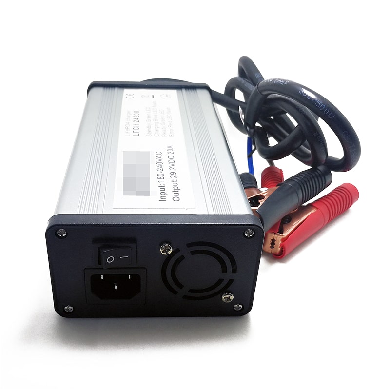 AC 220V Inteligente automático completo DC 29.4V 30A 900W Cargador para 24V SLA / AGM / VRLA / GEL Batería de plomo
