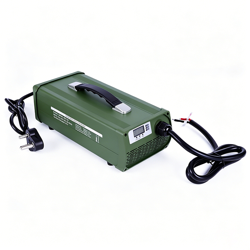 AC 220V 2200W Cargador personalizado 24V 55a 60a 65a 70a Cargador de batería para sistema de energía solar Motocicletas eléctricas Paquete de baterías de plomo ácido