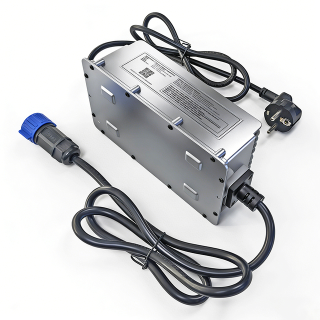 Cargador sellado de 24V, 25,2 V, 15A, 20A, cargador resistente al agua IP67 de 900W para motocicleta eléctrica de 21,6 V, 22,2 V, 6S, paquete de batería de litio para caravana y autocaravana