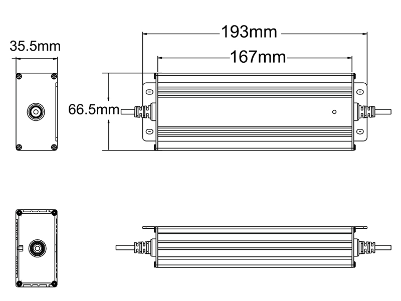 180W IP67 Dibujos 